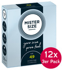 Mister Size 49mm 12 x pack of3
