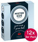 Mister Size 60mm 12xpack of3