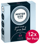 Mister Size 64mm 12xpack of 3