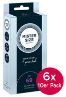 Mister Size 69mm 6xpack of 10