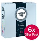 Mister Size 64mm 6xpack of 36