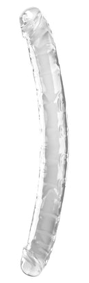 KC 18in. Double Dildo Clear