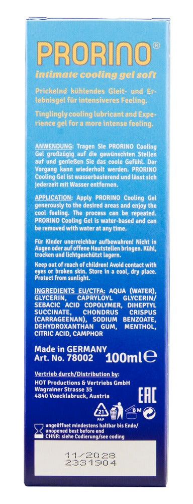 PRORINO Cooling Gel Soft 100ml