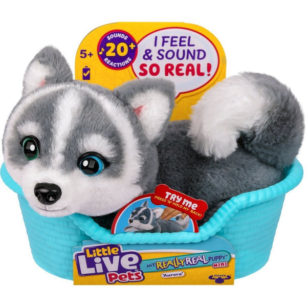 Little Live Pets My Really Real Puppy Mini&#039;s  Aurora de Husky + Geluid