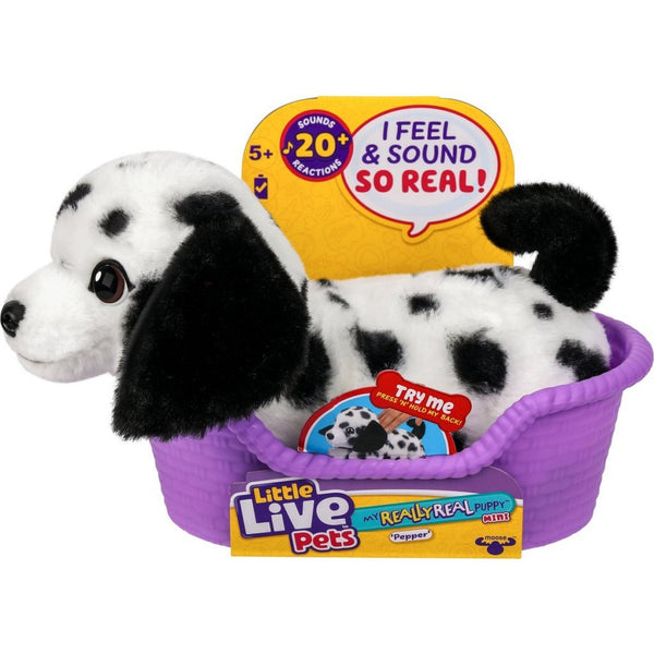 Little Live Pets My Really Real Puppy Mini&#039;s Pepper de Dalmati&euml;r + Geluid
