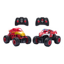 Monster Jam RC Pack Spiderman &amp; Iron Man 1:24