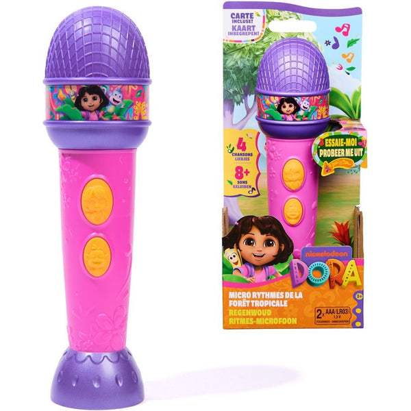 Dora Microfoon + Geluid Paars/Roze