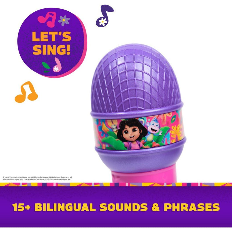 Dora Microfoon + Geluid Paars/Roze