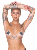 Nipple Jewellery silver chain