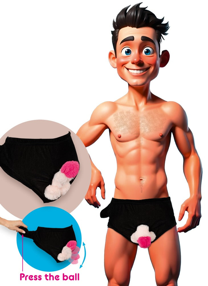 Briefs with Inflatable Penis