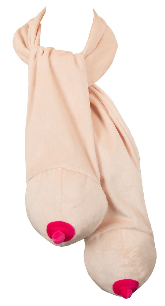 Scarf with two boobs