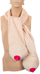 Scarf with two boobs