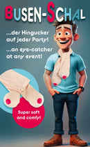 Scarf with two boobs