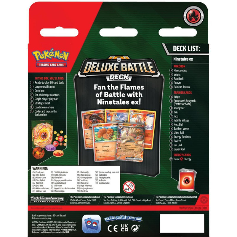 Pok&eacute;mon Deluxe Ex Battle Decks Ninetales &amp; Zapdos