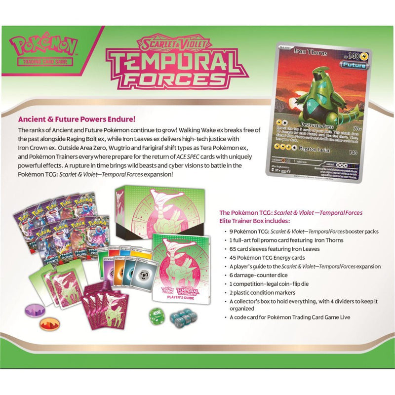 Pokémon TCS SV05 Temporal Forces Elite Trainer Box