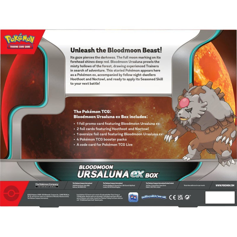 Pok&eacute;mon TCG Bloodmoon Ursaluna EX Box