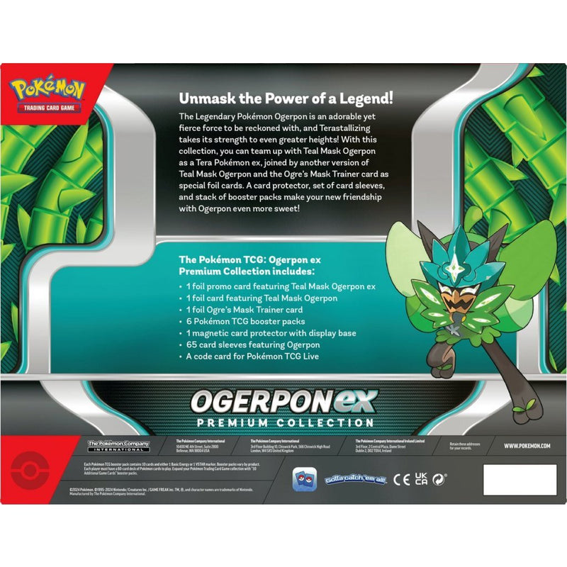 Pok&eacute;mon TCG Ogerpon EX Premium Collection
