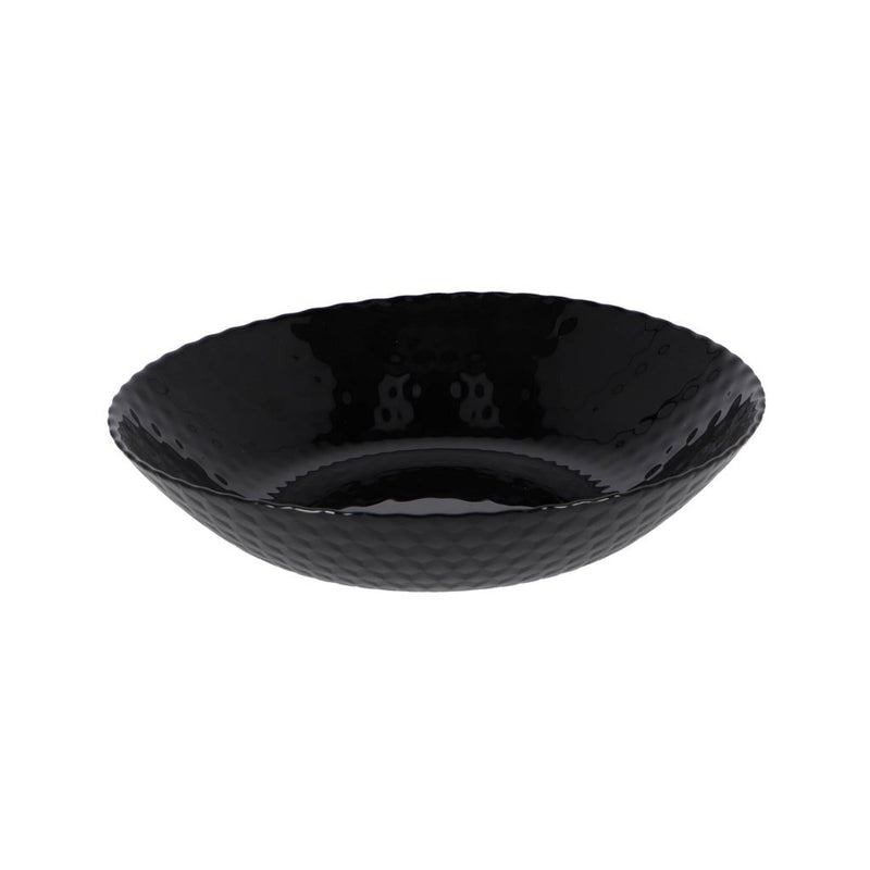 Diep Bord Pampille 20 cm Glas/Zwart