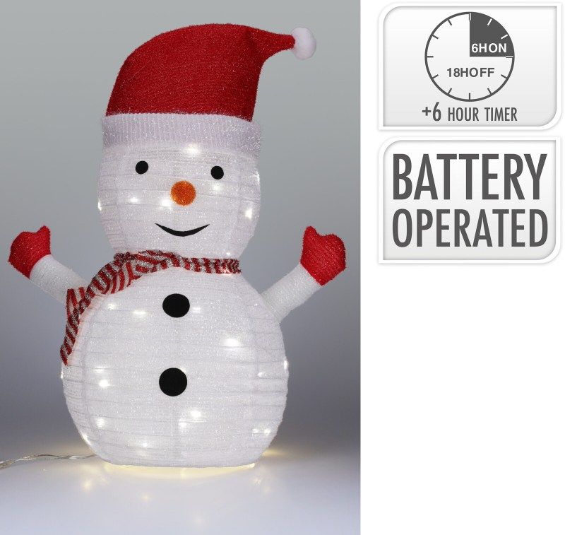 LED Sneeuwpop 68 cm - 30LED