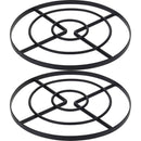 2x Pannenonderzetter - Ø 23 cm - Staal