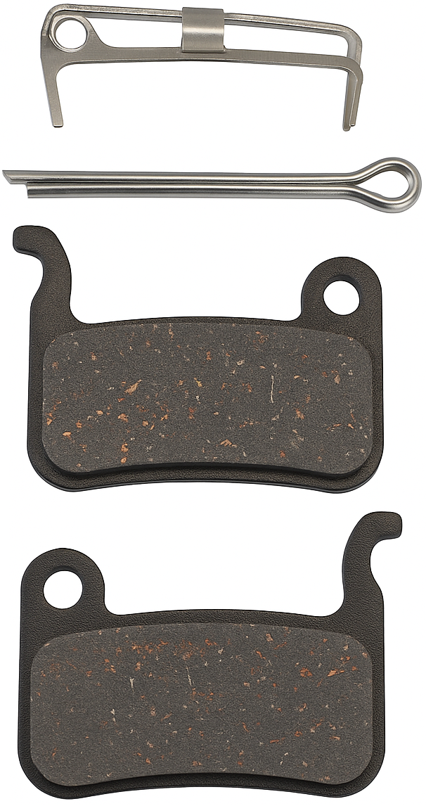 Organische schijfremblokset Edge model Shimano BR-M535  (1 paar)