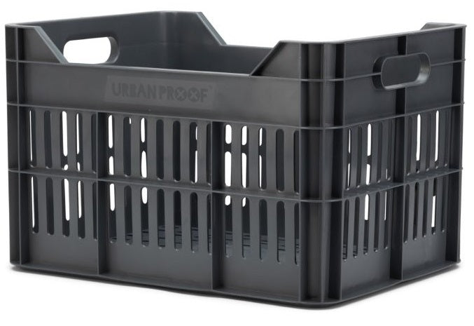 Gerecyclede Fietskrat Urban Proof Click 30 Liter - Asgrijs
