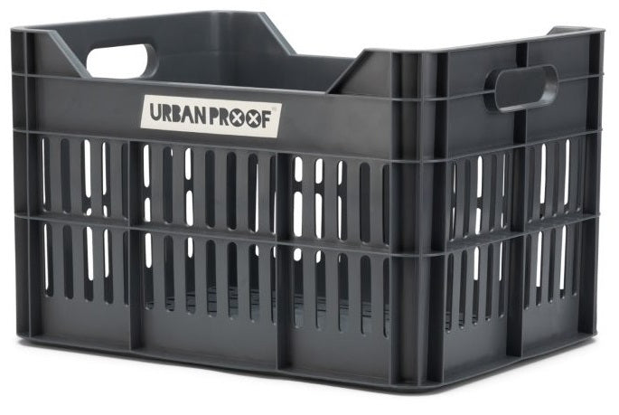 Gerecyclede Fietskrat Urban Proof Click 30 Liter - Asgrijs