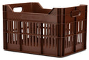 Gerecyclede Fietskrat Urban Proof Click 30 Liter - Donkerbruin