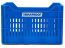 Gerecyclede fietskrat Urban Proof Click 30 liter - koningsblauw