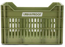 Gerecyclede fietskrat Urban Proof Click 30 liter - olijf groen