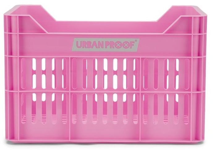 Gerecyclede Fietskrat Urban Proof Click 30 Liter - Felroze