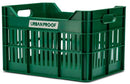 Gerecyclede Fietskrat Urban Proof Click 30 Liter - Retro Groen