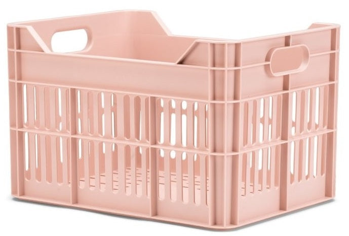 Gerecyclede Fietskrat Urban Proof Junior 15 Liter - Pastelroze