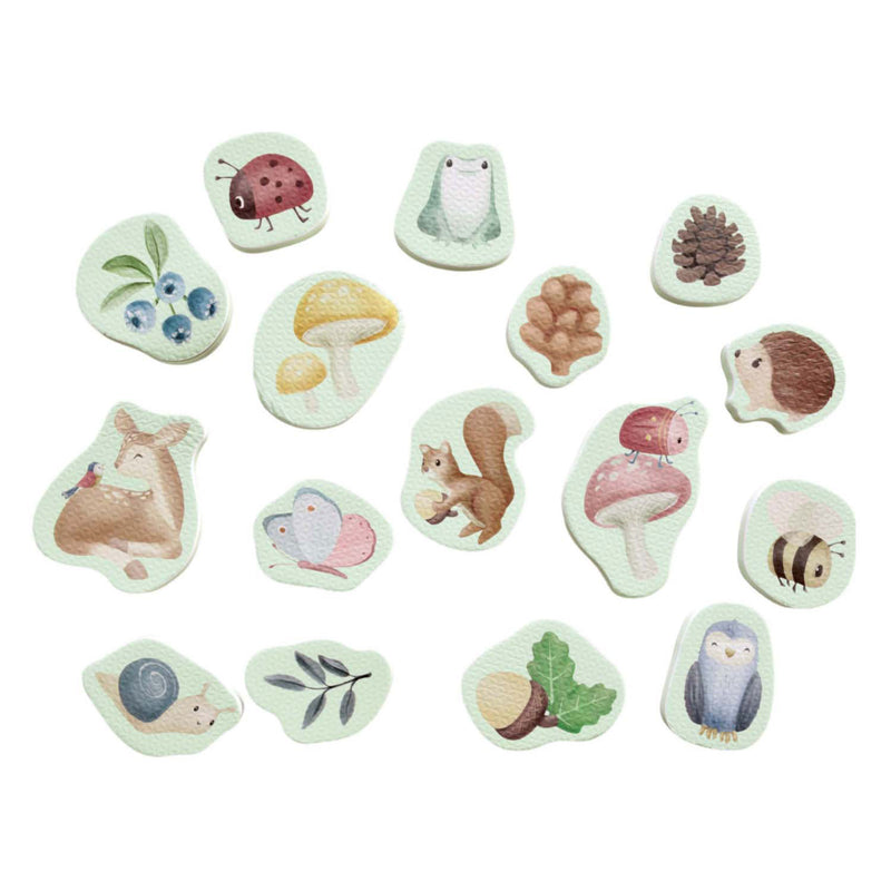 Little Dutch Friends &amp; Fairy Garden Bad Foam Figuren 16 Stuks
