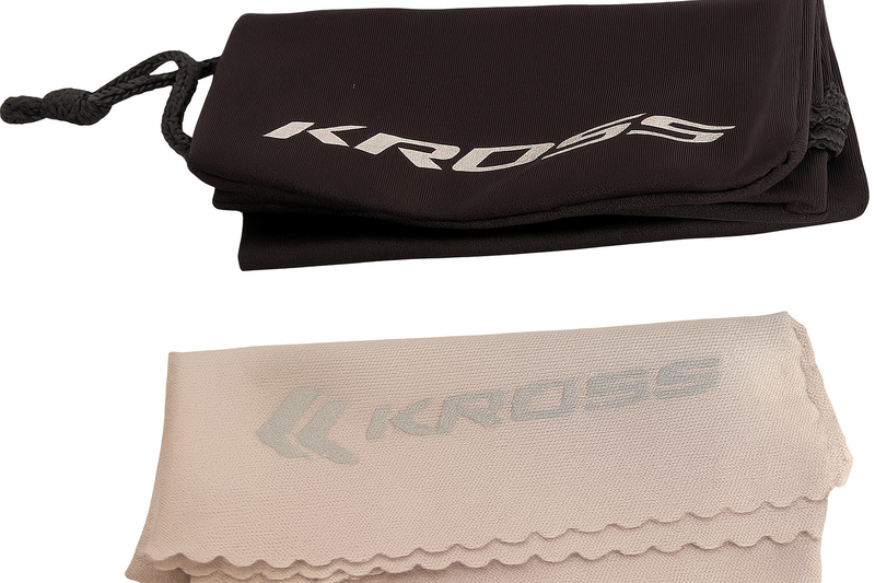 Fietsbril Kross Flash UV400 gepolariseerde lenzen - zwart frame