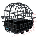 Dierenfietsmand Around Luna XL incl. Around fix system - mat zwart