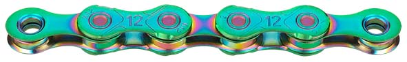 Ketting 12 speed KMC X12 Aurora Blauw 126 schakels - blauw