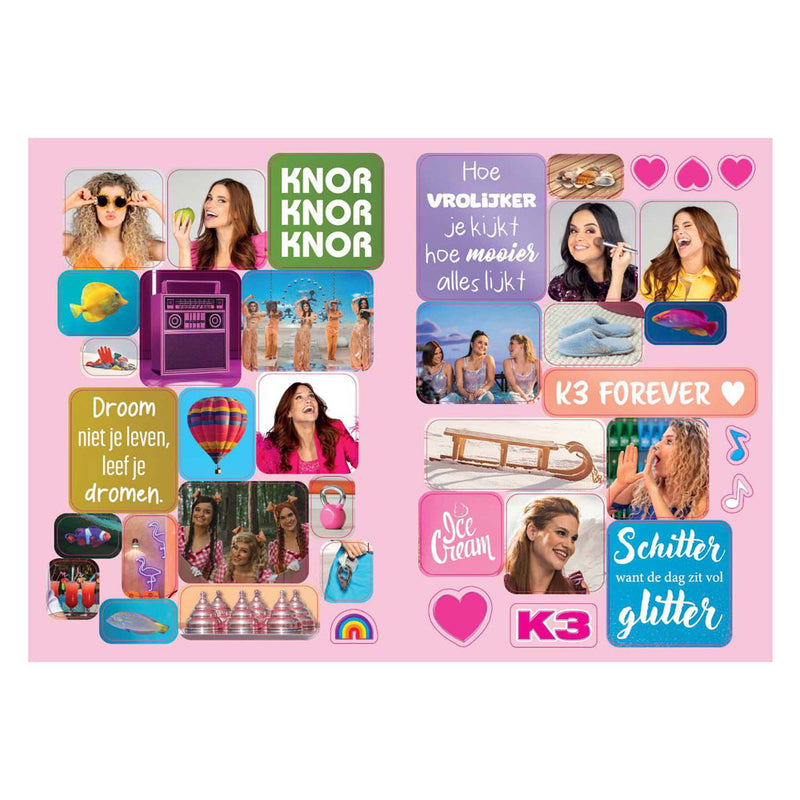 K3 Stickerboek - Stickerfun XL