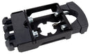 Ahead stuurpenadapter Qibbel 1 1/8" geïntegreerde kabels - zwart