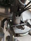 Ahead stuurpenadapter Qibbel 1 1/8" geïntegreerde kabels - zwart