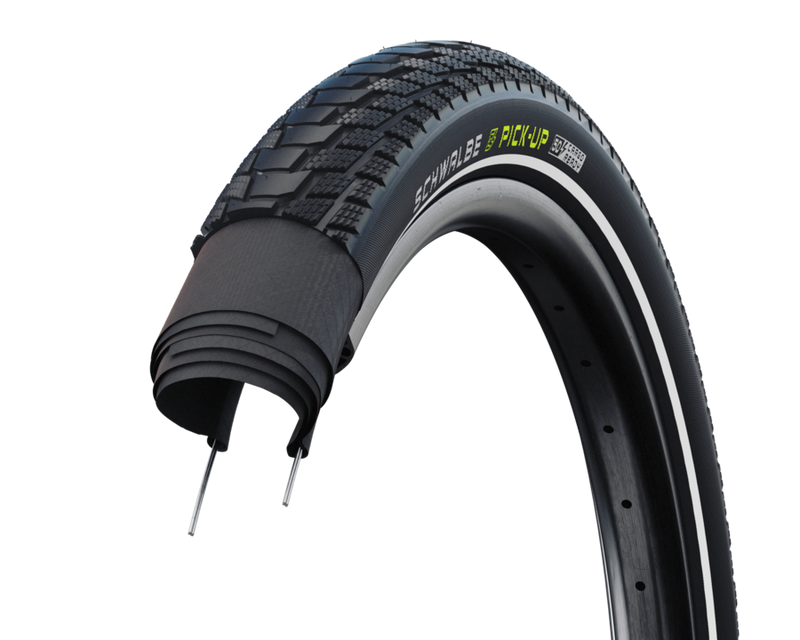 Buitenband Schwalbe Pick-Up Super Defense 27.5 x 2.60"/65.584 - zwart met reflectie