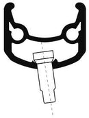 Velg Ryde Andra 40 27.5" 650B / 584 x 25C aluminium 36 gaats 14G - zwart geslepen