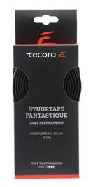 Stuurlint Tecora Fantastique Perforation ø2.5 x 30mm 2m - zwart (2 stuks)