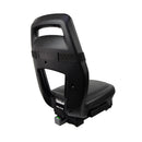 Kinderzitje achter Qibbel Junior 6+  -  MIK HD - met voetsteun en beschermplaat - Midnight Black