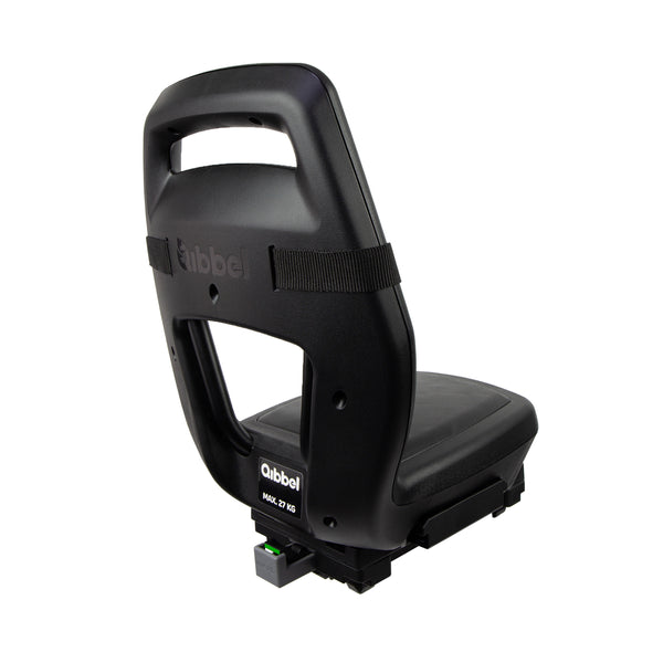 Kinderzitje achter Qibbel Junior 6+  -  MIK HD - met voetsteun - Midnight Black