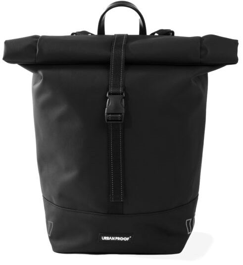 Gerecyclede enkele fietstas Urban Proof Rolltop 20 liter 30 x 15 x 42cm - groen