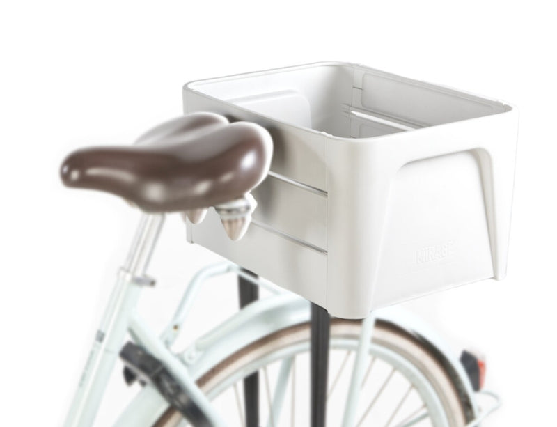 Fietskrat Mirage 'Klik  n Krat' - wit - 24L