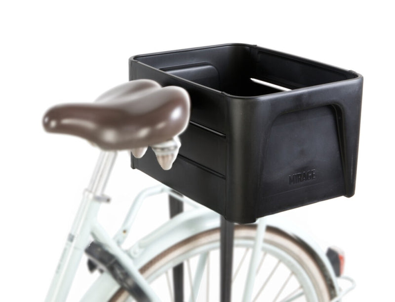 Fietskrat Mirage 'Klik 'n Krat' - zwart - 24L