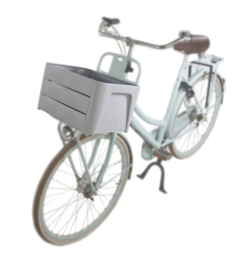 Fietskrat Mirage 'Klik 'n Krat' - grijs - 24L
