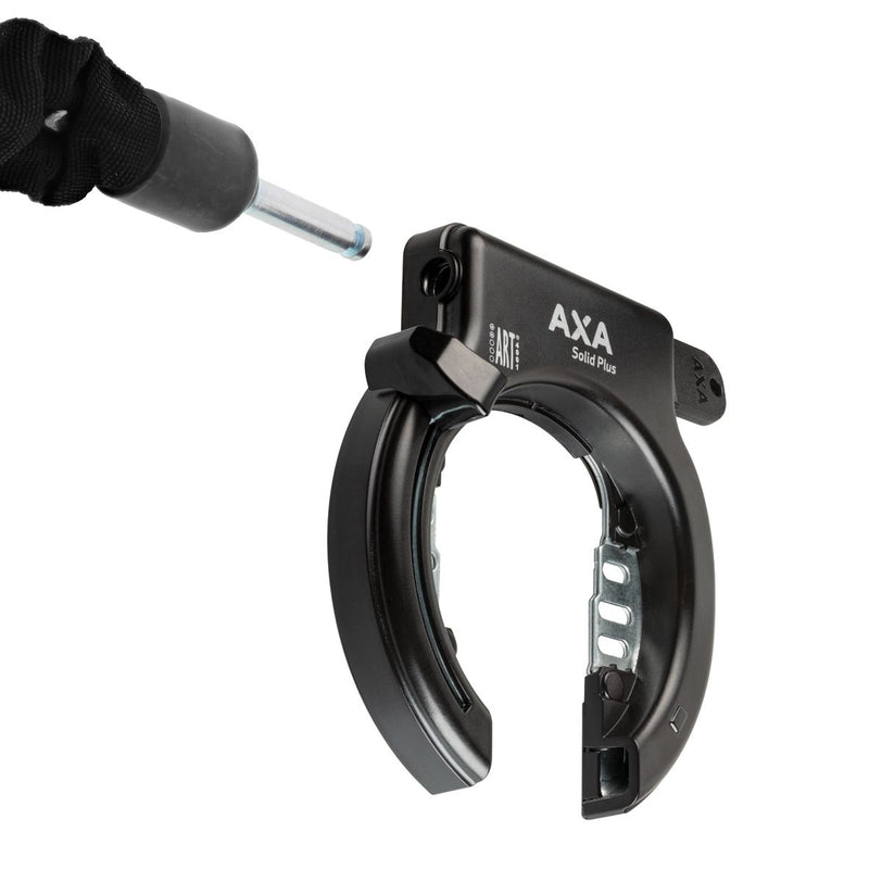 Ringslot Axa Solid Plus zwart (op kaart)